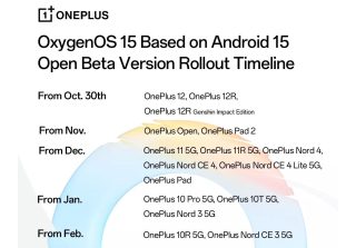 Oneplus Oxygenos 15 Timeline