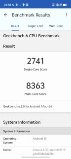 Vivo X200pro Geekbench Cpu