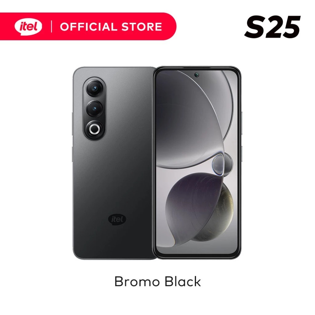 Itel S25 Bromo Black